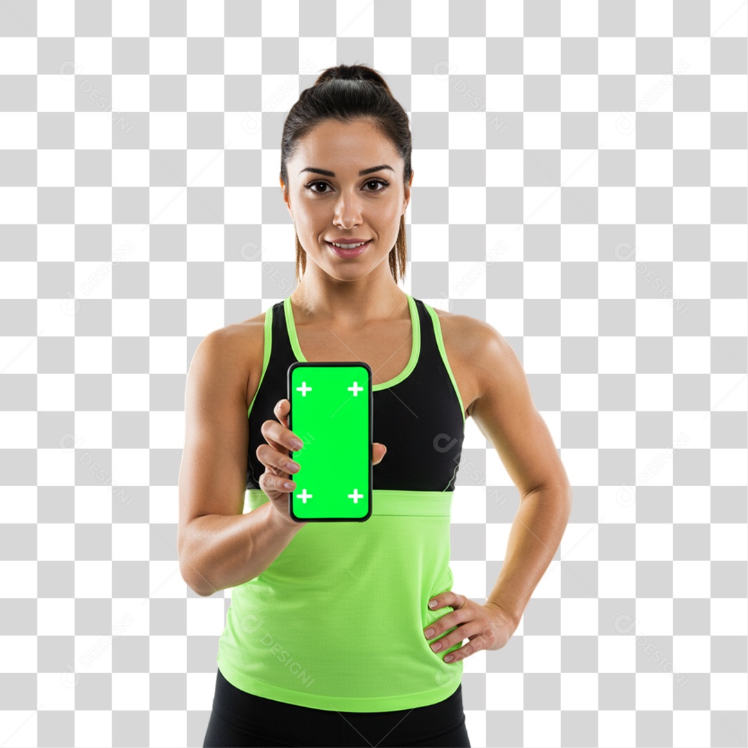 Personal Trainer Academia Chroma Key PNG Transparente