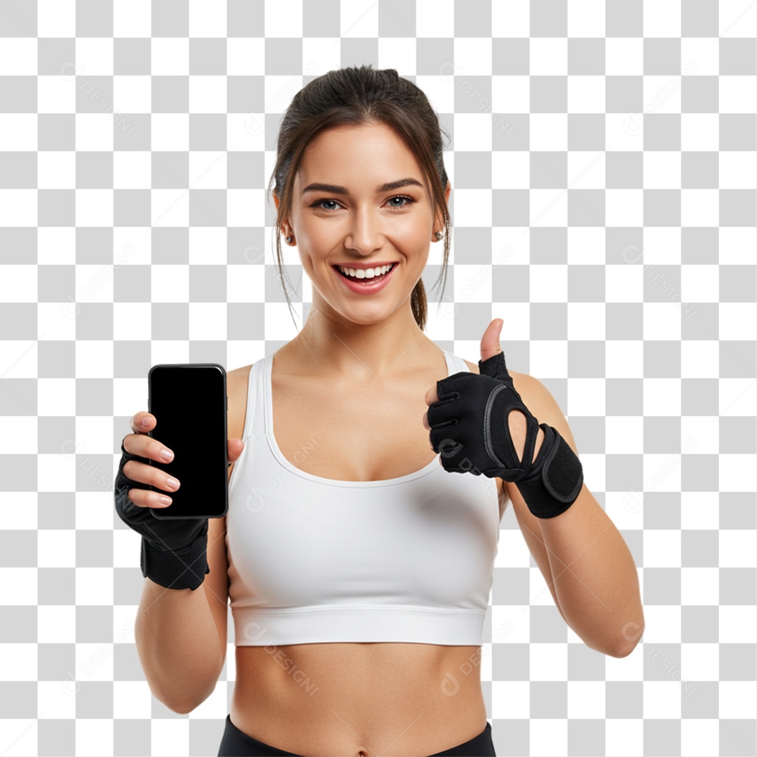 Personal Trainer Academia PNG Transparente