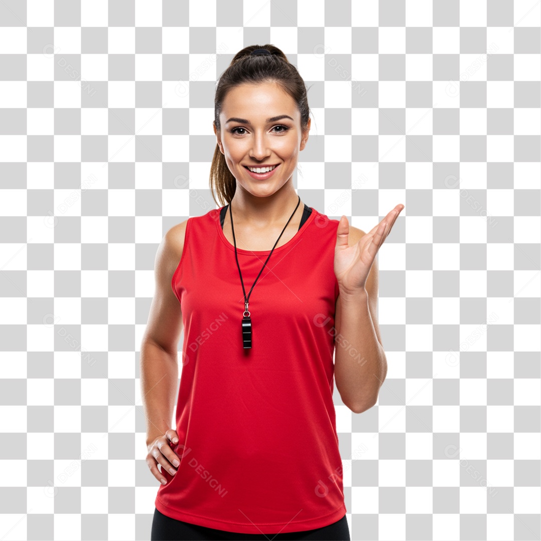 Personal Trainer Academia PNG Transparente