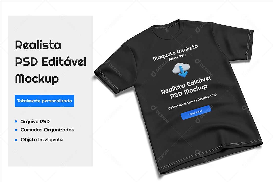 Mockup De Camiseta PSD Editável