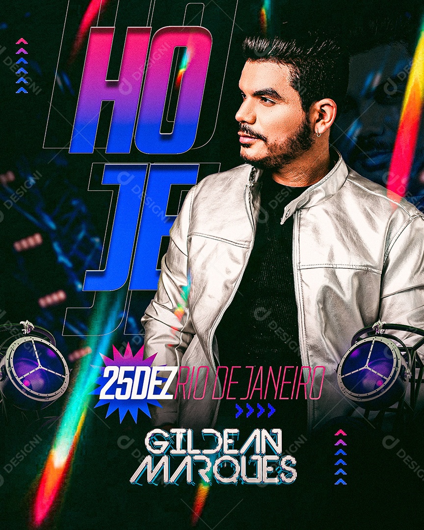 Feed Flyer Hoje 25 de Dezembro Gildean Marques Social Media PSD Editável