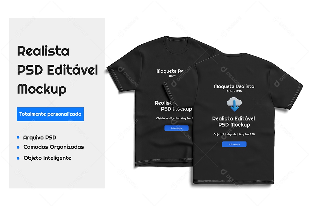 Mockup De Camiseta PSD Editável