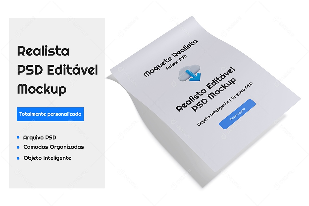 Mockup Pôster PSD Editável
