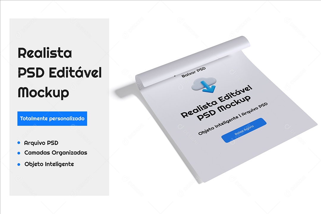 Mockup Pôster PSD Editável