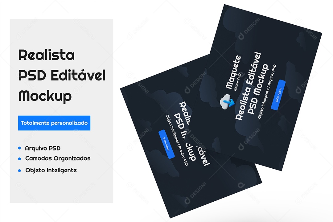 Mockup Papel Timbrado e Identidade Visual na Prancheta PSD Editável