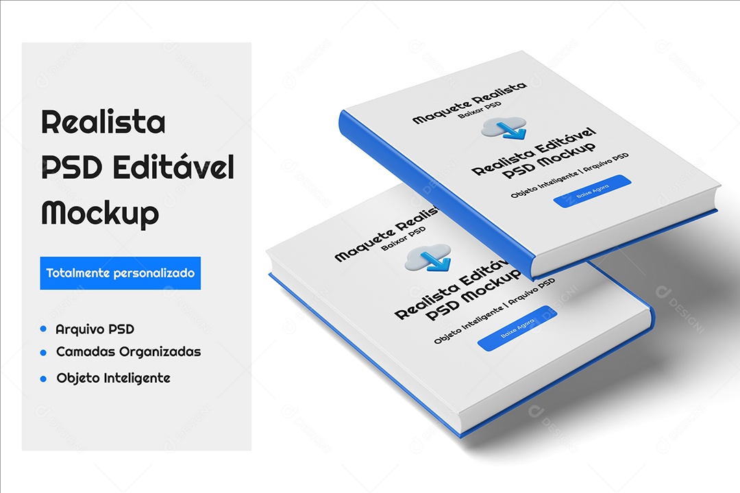 Mockup De Livro PSD Editável