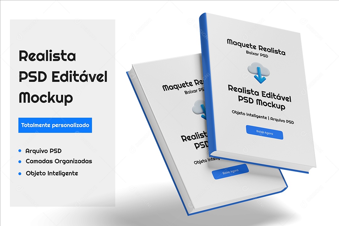 Mockup De Livro PSD Editável