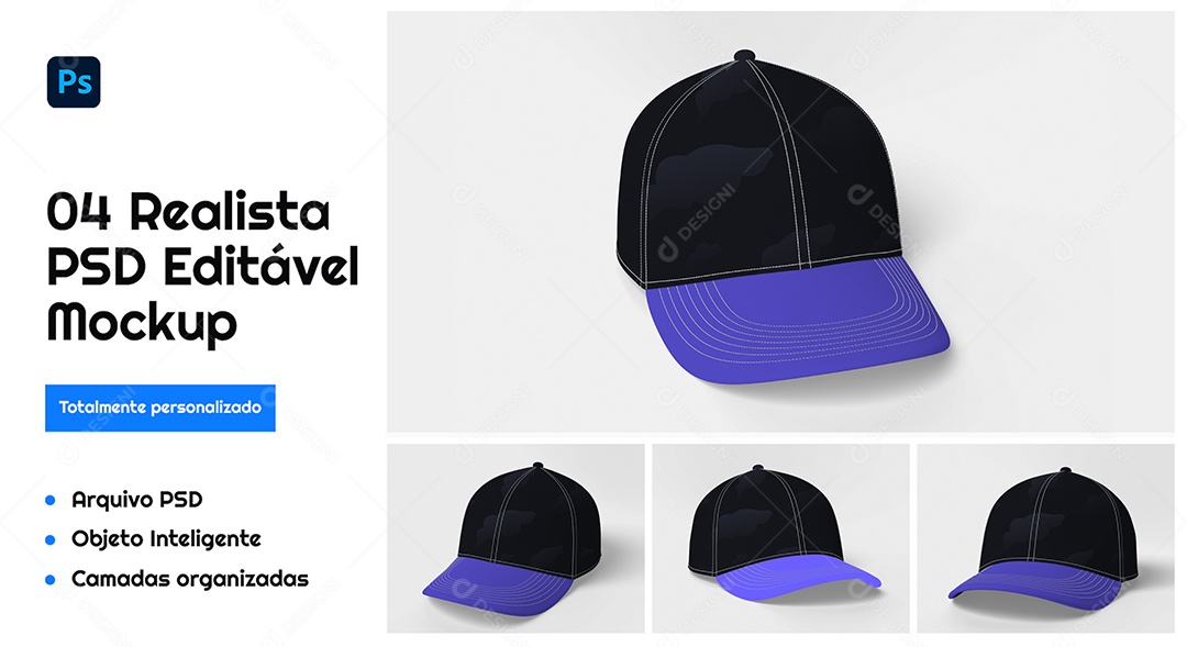 Mockup De Bonè PSD Editável