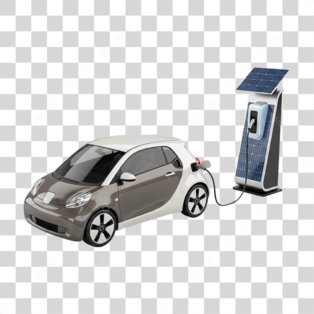 Carro Elétrico PNG Transparente