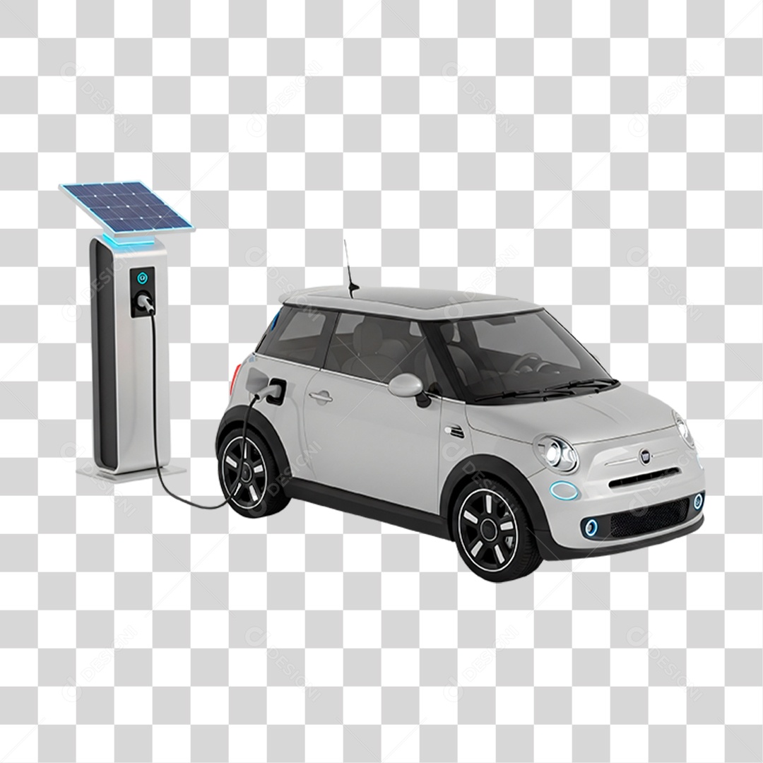 Carro Elétrico PNG Transparente