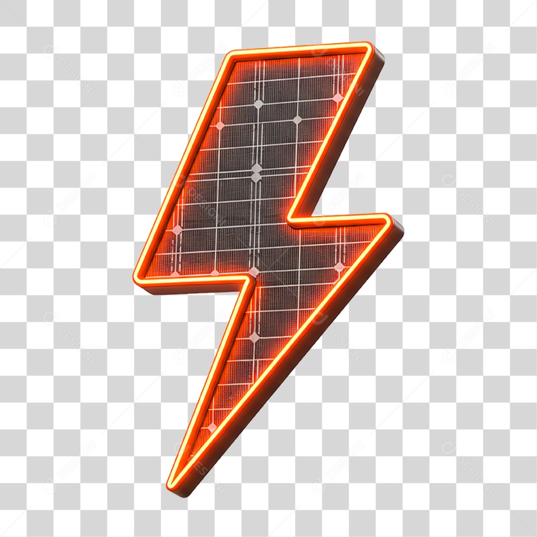 Elemento Raio com Led PNG Transparente