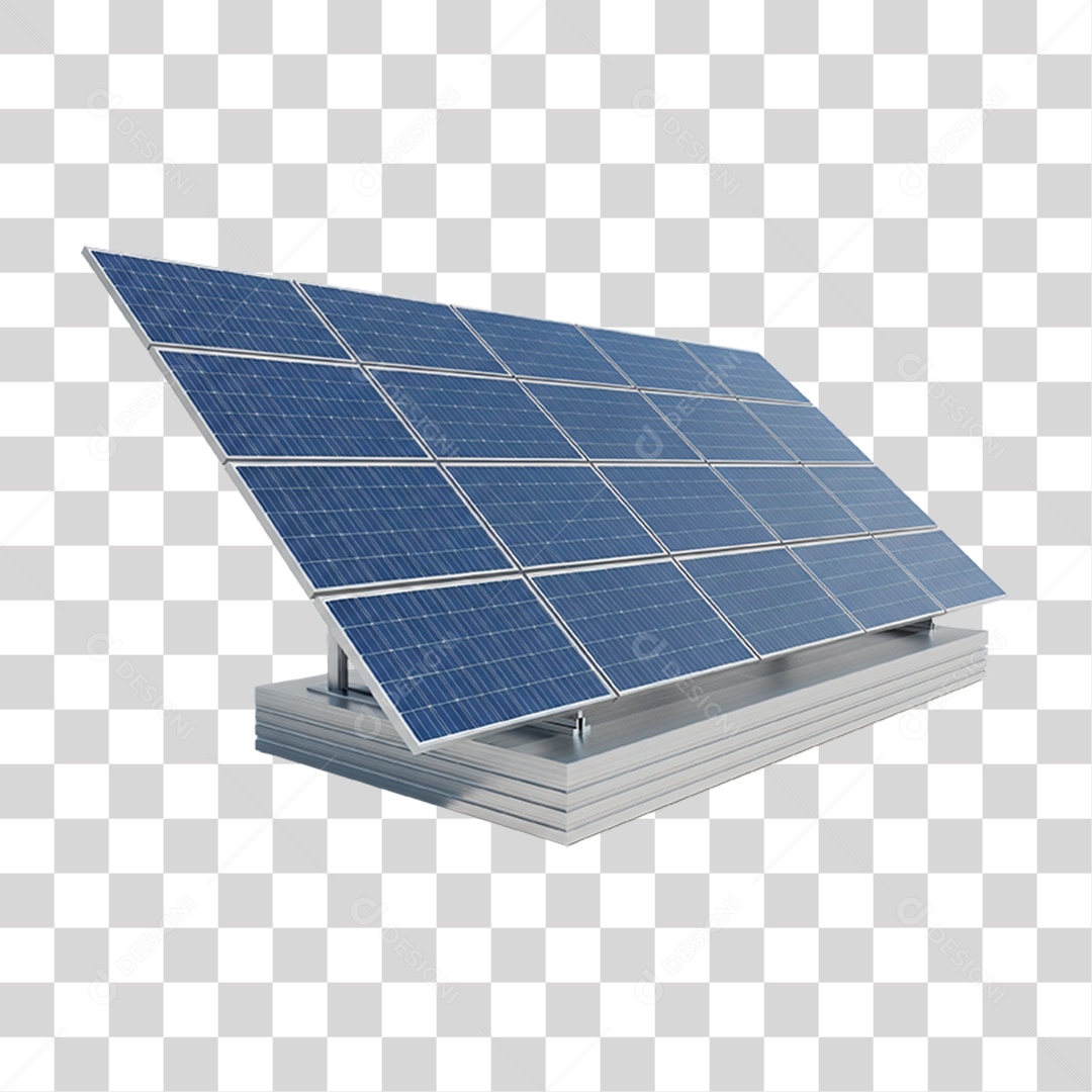 Placa Solar PNG Transparente