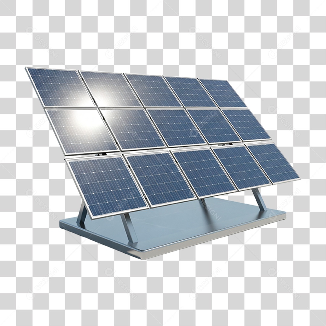 Placa Solar PNG Transparente