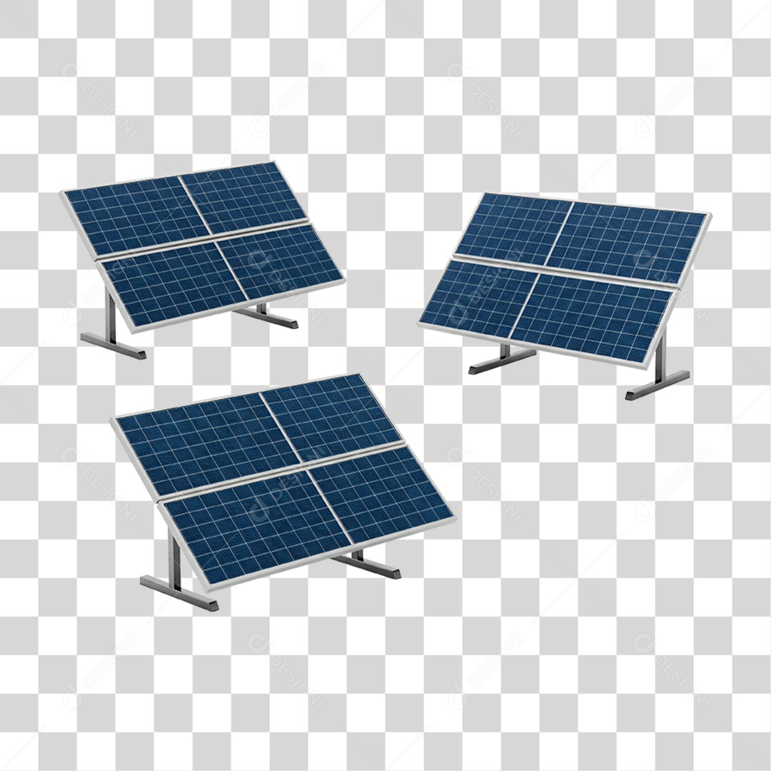 Placa Solar PNG Transparente