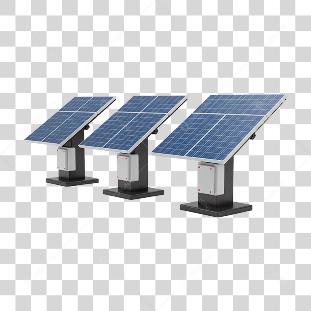 Placa Solar PNG Transparente