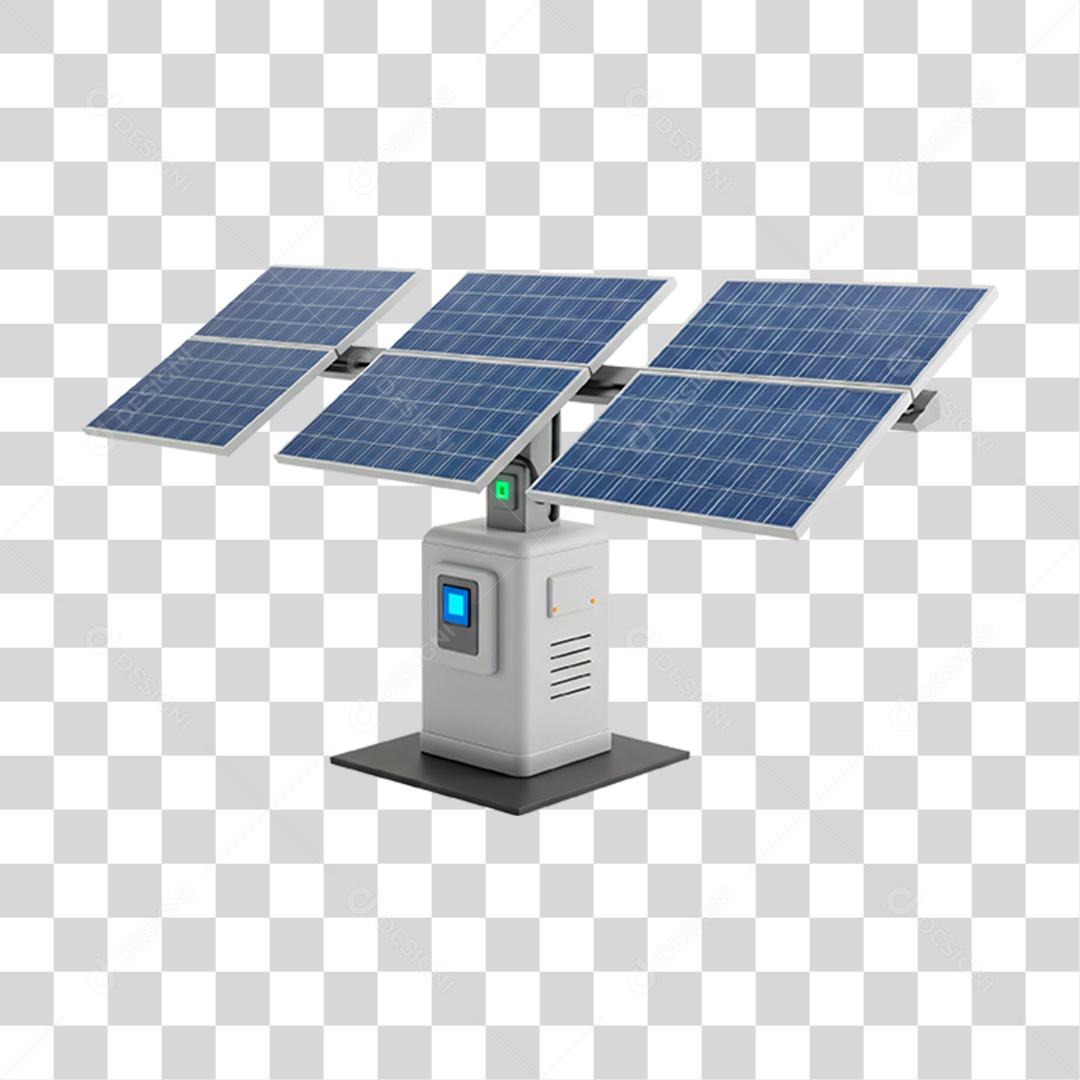Placa Solar PNG Transparente