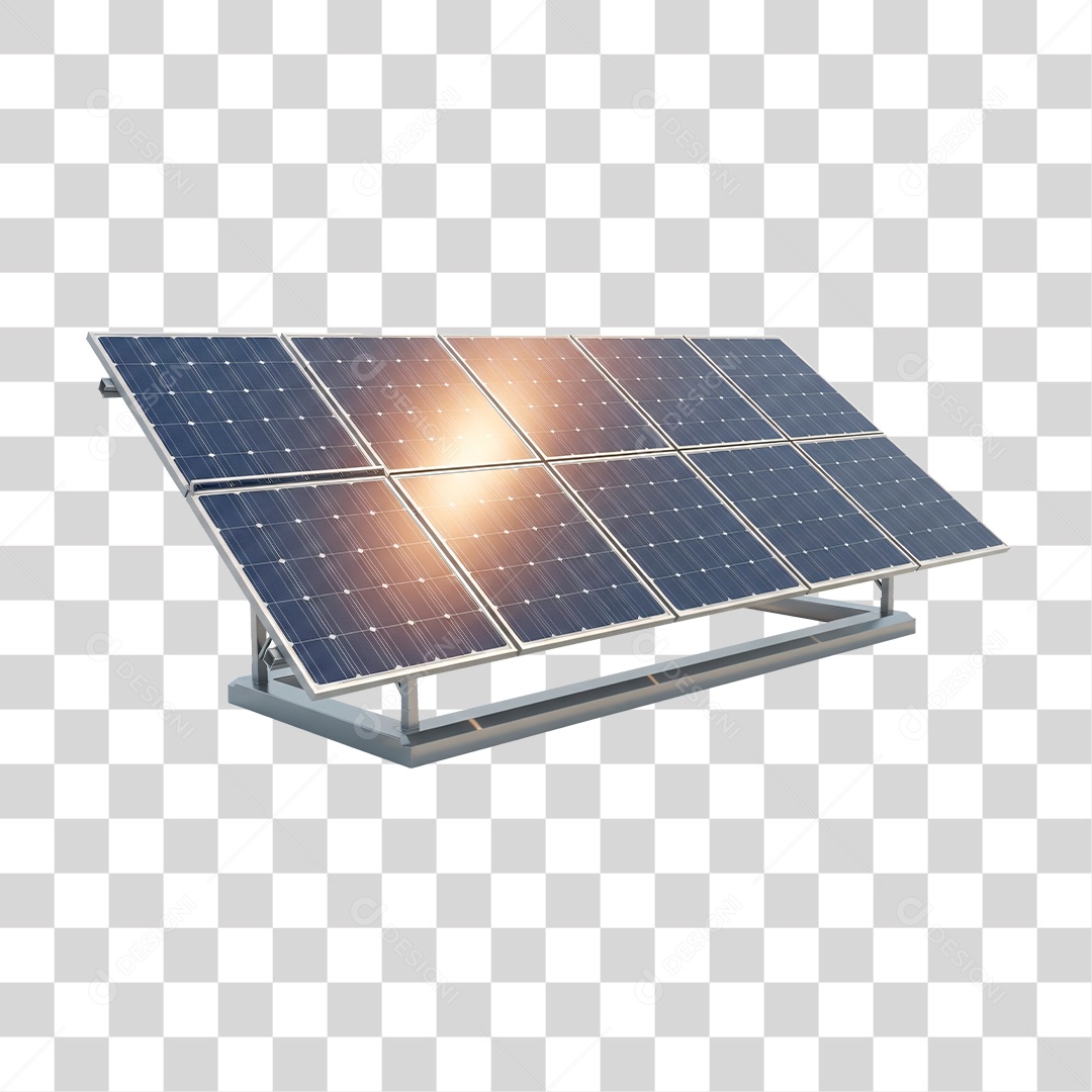 Placa Solar PNG Transparente