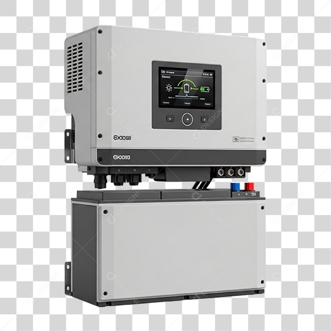 Sistema de Captação de Energia Solar PNG Transparente