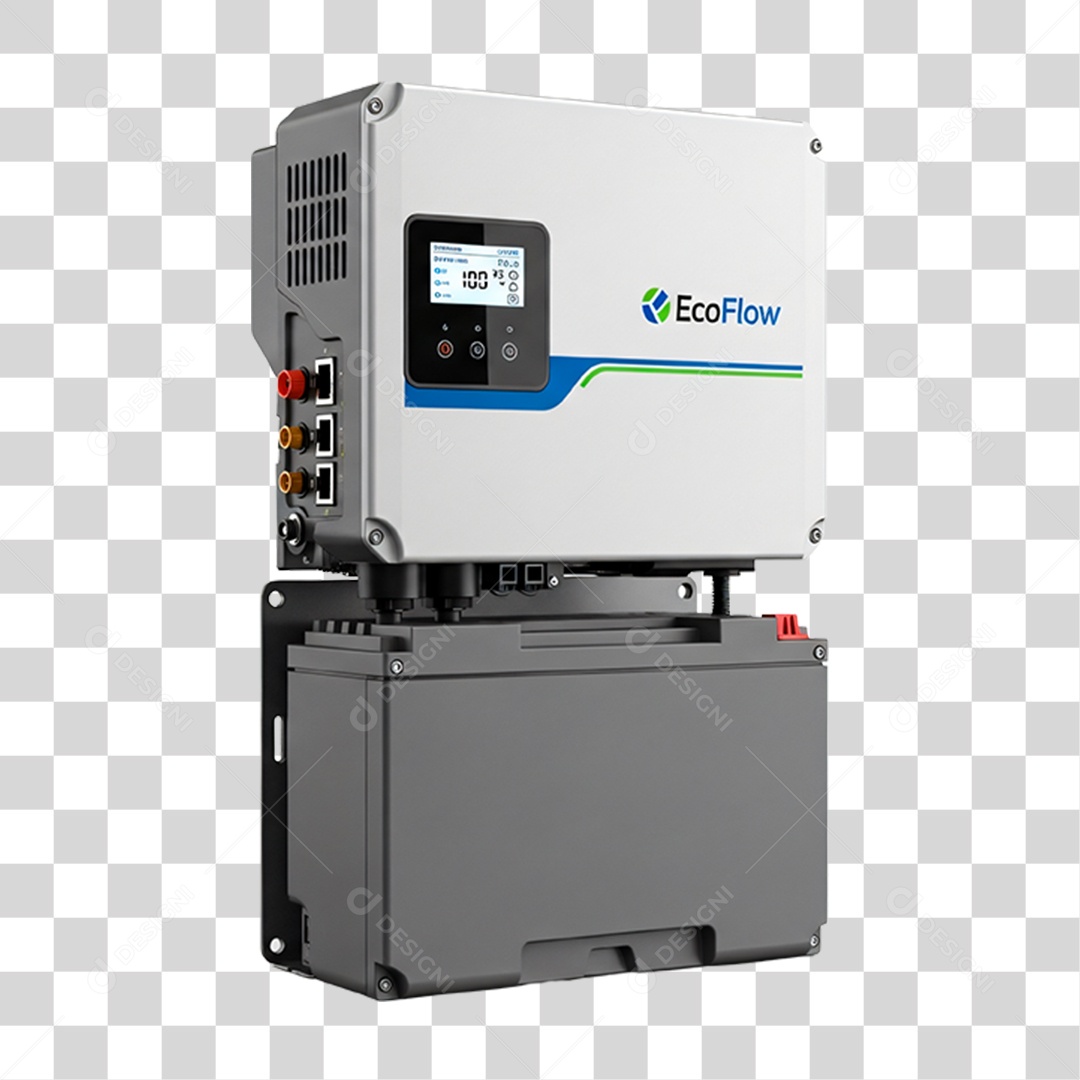 Sistema de Captação de Energia Solar PNG Transparente