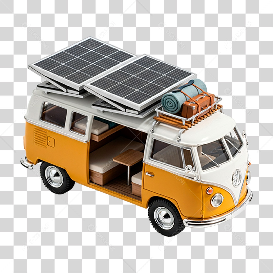 Komb com Energia Solar PNG Transparente