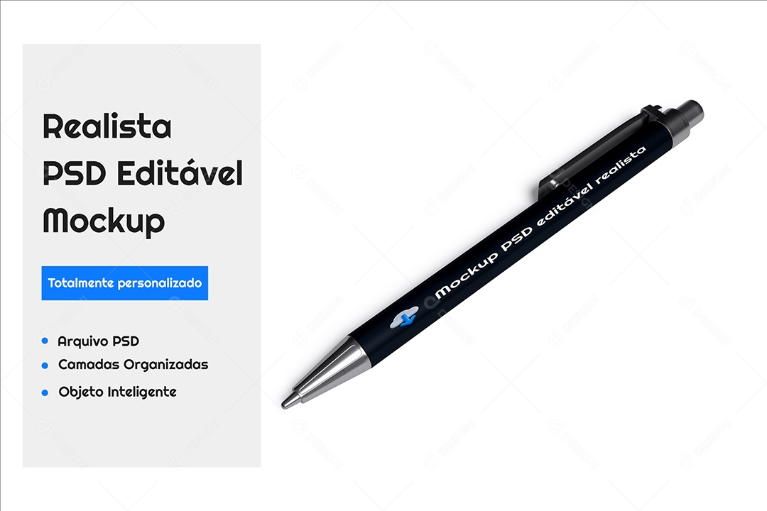 Mockup De Canetas PSD Editável