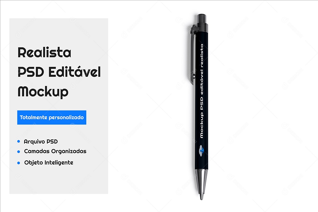 Mockup De Canetas PSD Editável