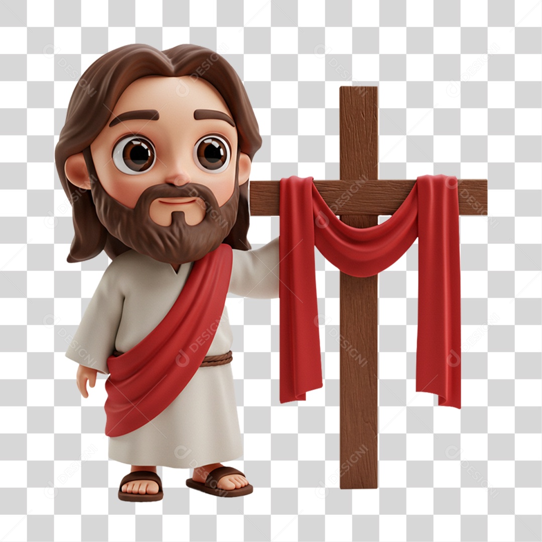 Personagem Semelhante a Jesus Cristo PNG Transparente