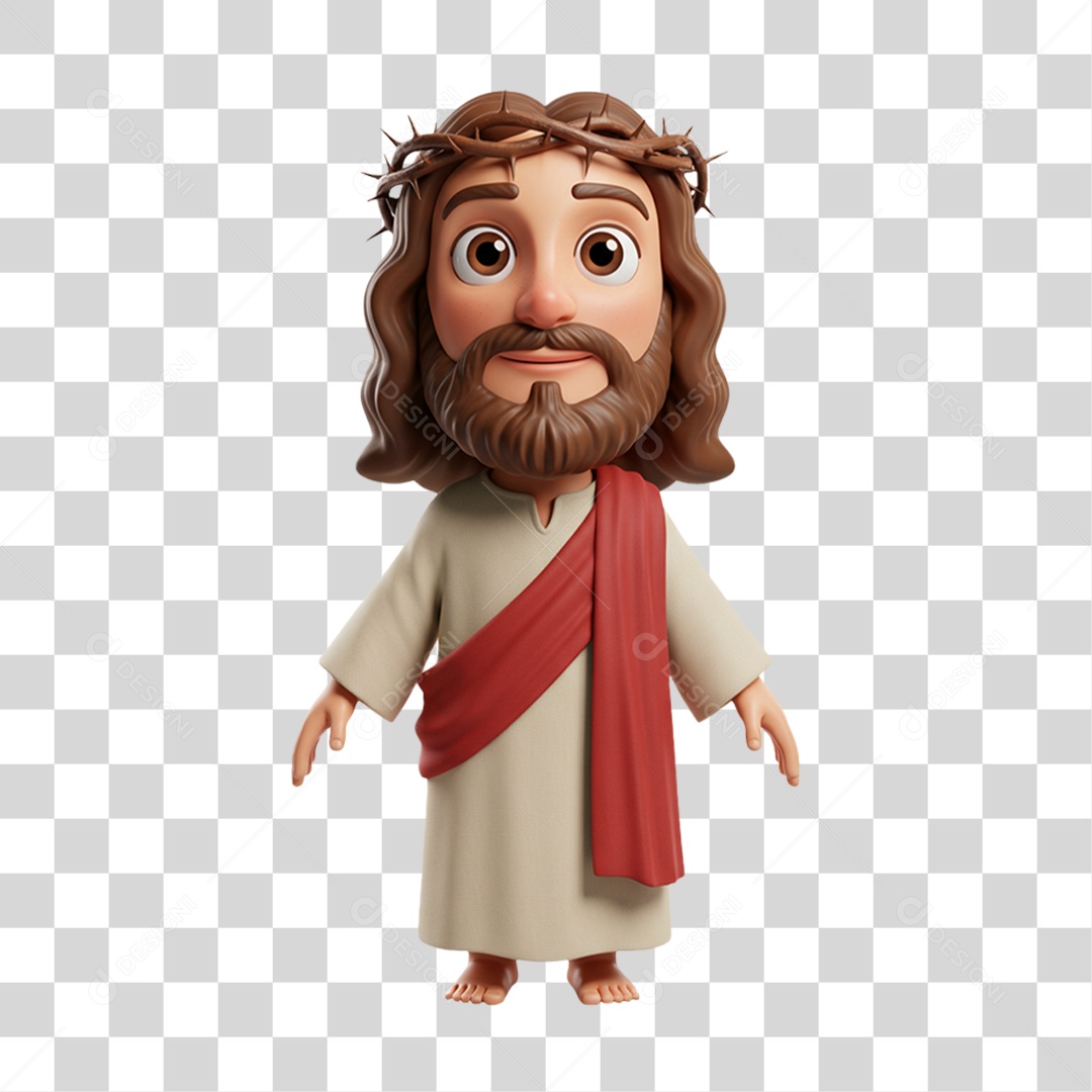 Personagem Semelhante a Jesus Cristo PNG Transparente