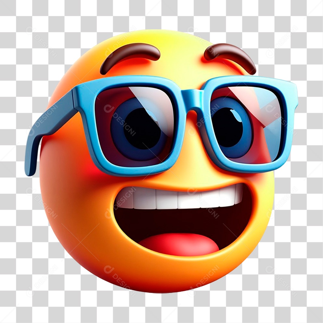 Emoji 3D Fazendo Sinal de Positivo PNG Transparente