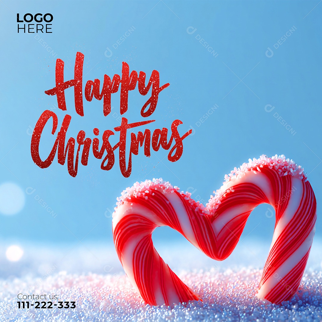 Feliz Natal 25 De Dezembro Social Media PSD Editável