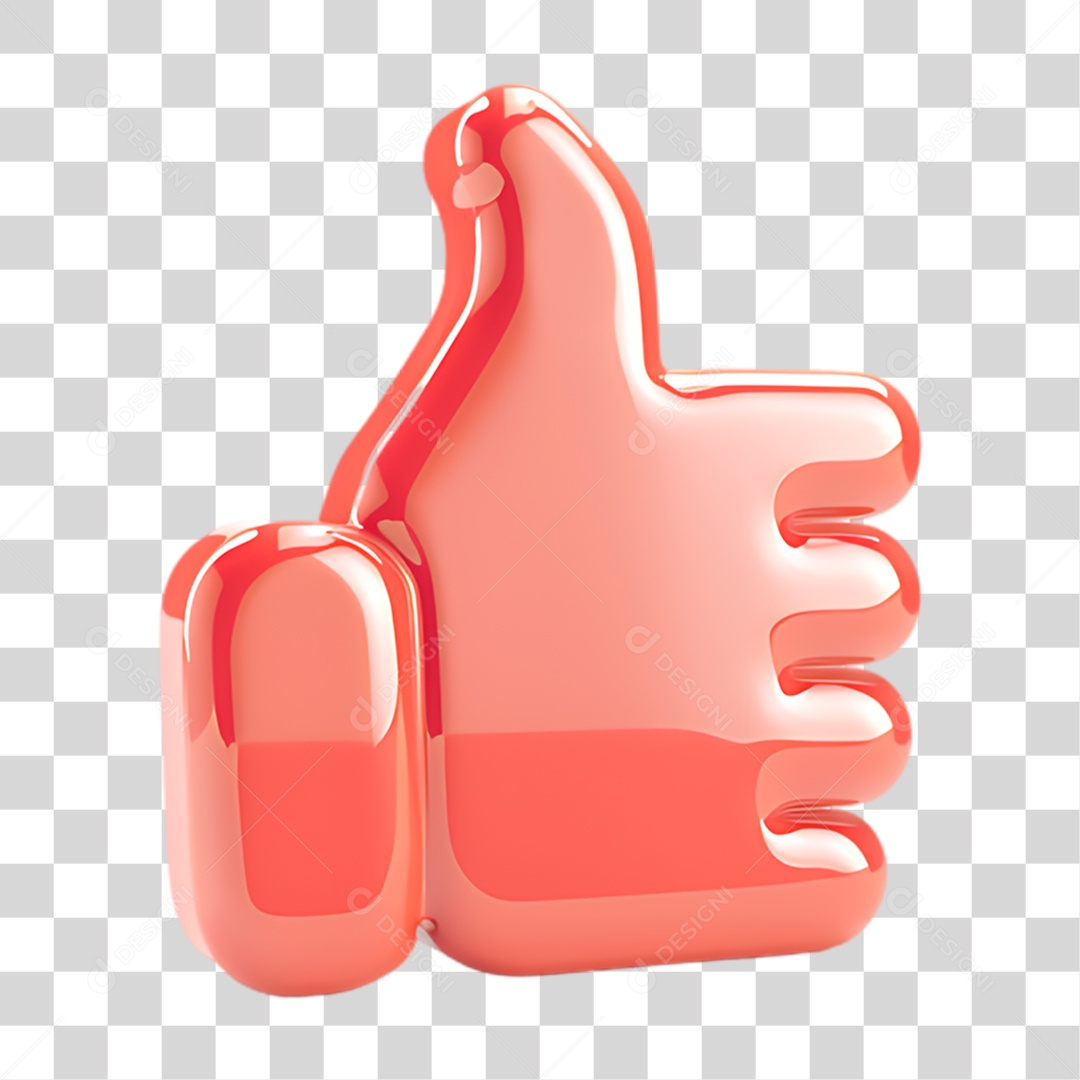 Ícone de Curtida Internet PNG Transparente