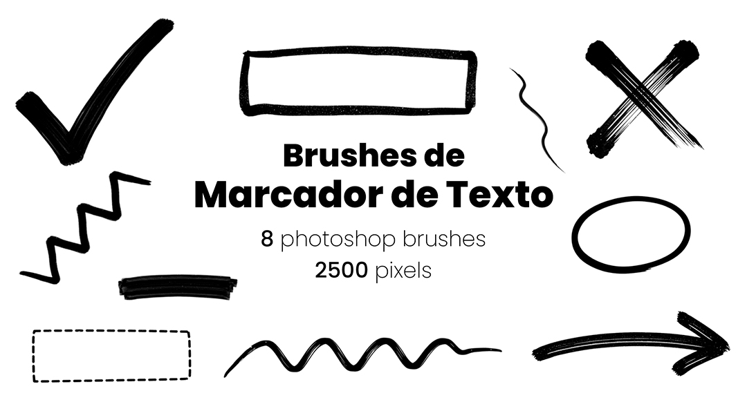 Marcador De Texto Brush ABR