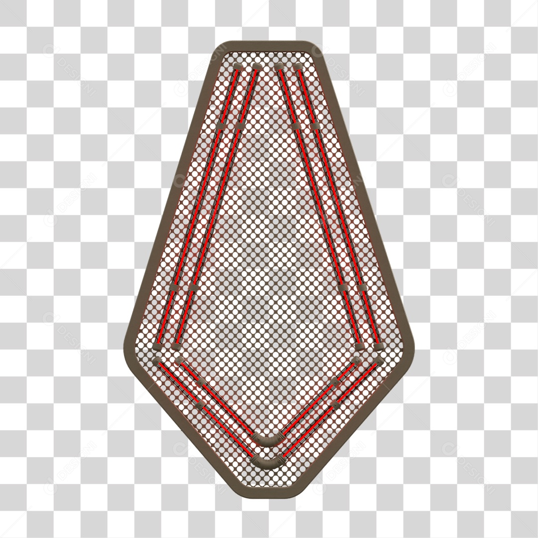 Painel de Seta Metálica com Neon PNG Transparente