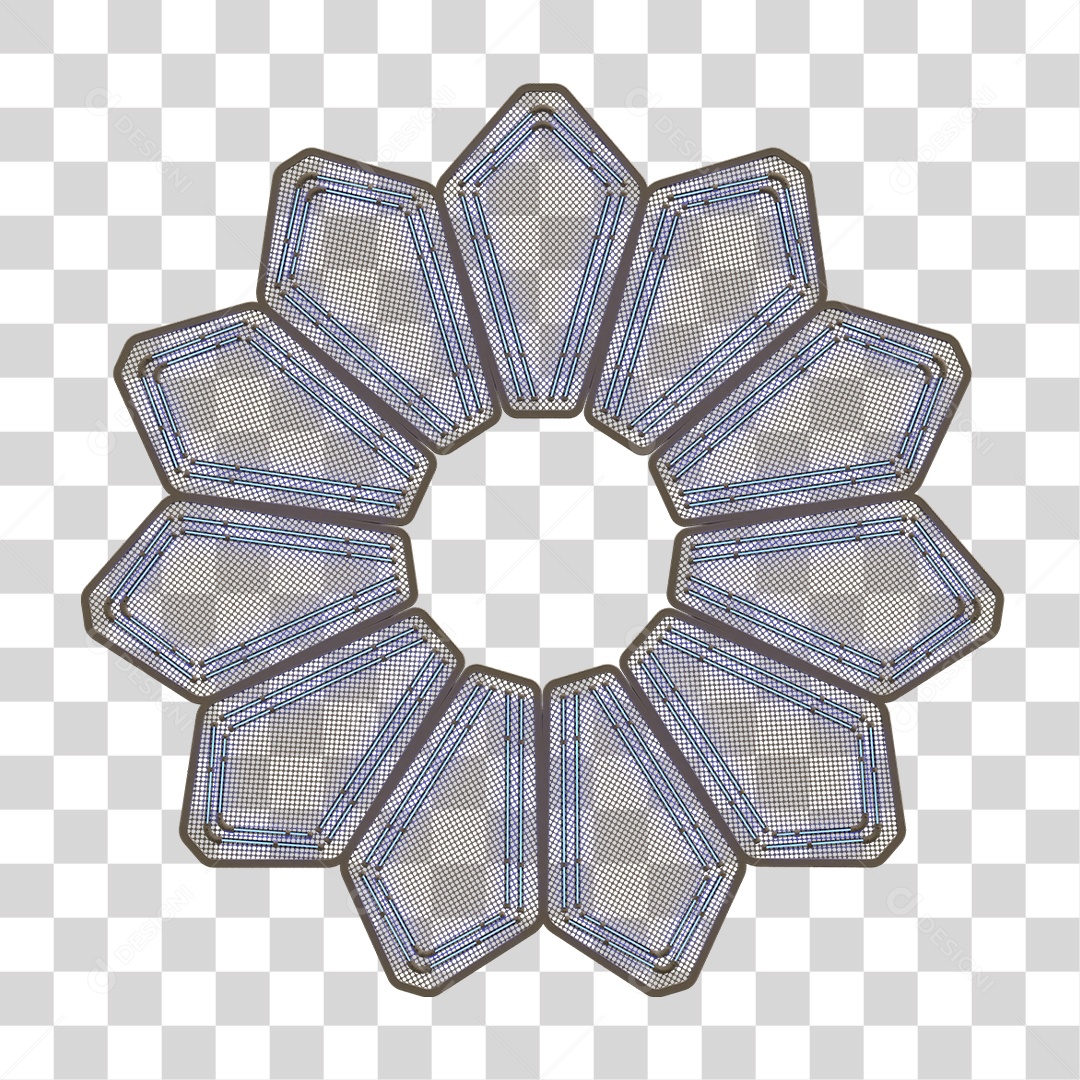 Painel de Seta Metálica com Neon PNG Transparente