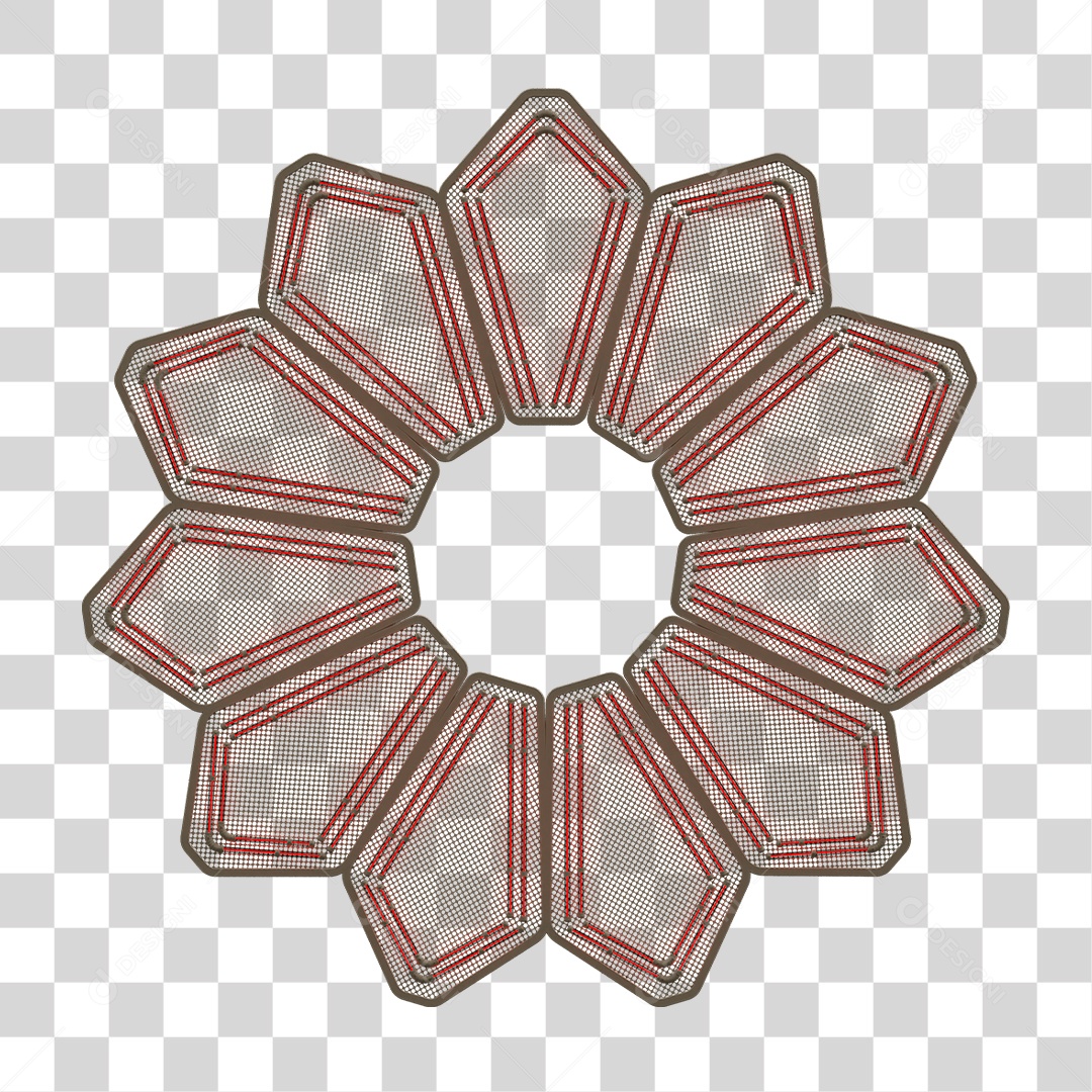 Painel de Seta Metálica com Neon PNG Transparente