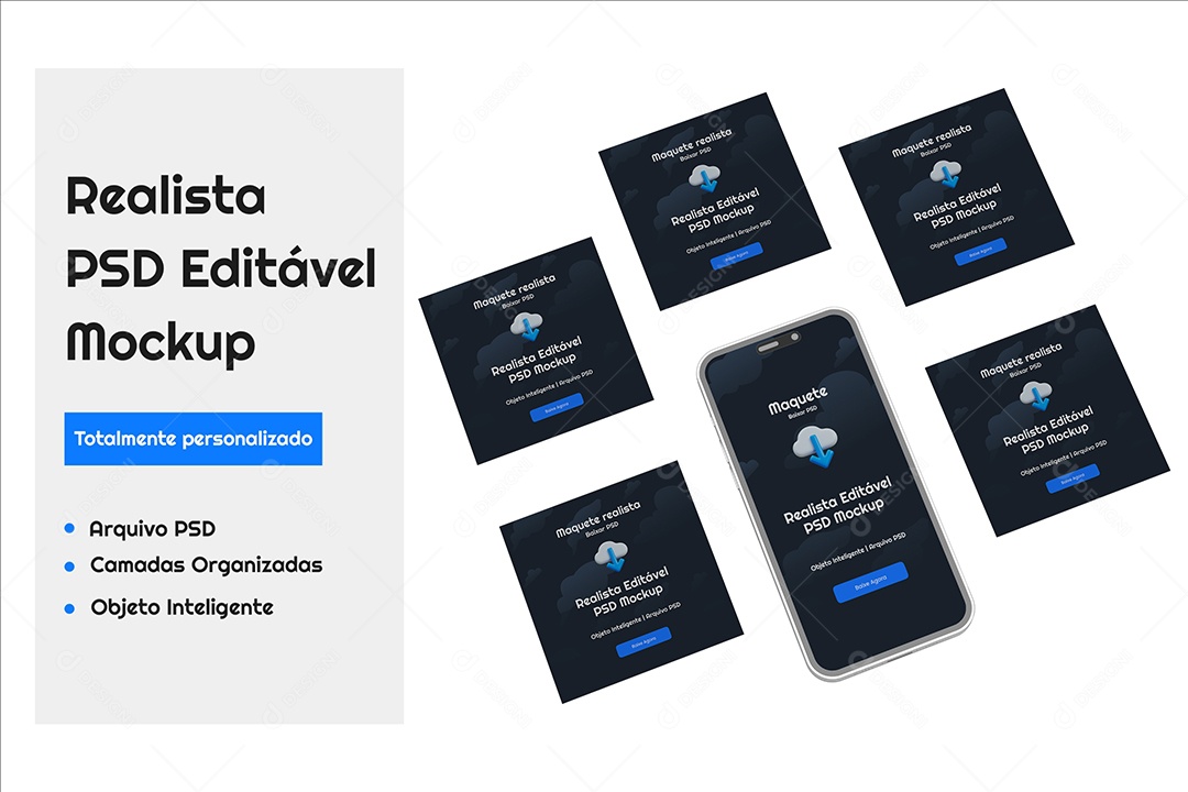 Mockup Papel Timbrado e Identidade Visual na Prancheta PSD Editável