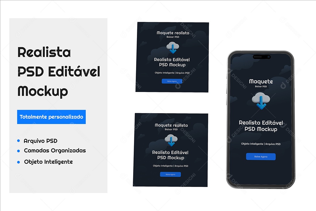 Mockup Papel Timbrado e Identidade Visual na Prancheta PSD Editável