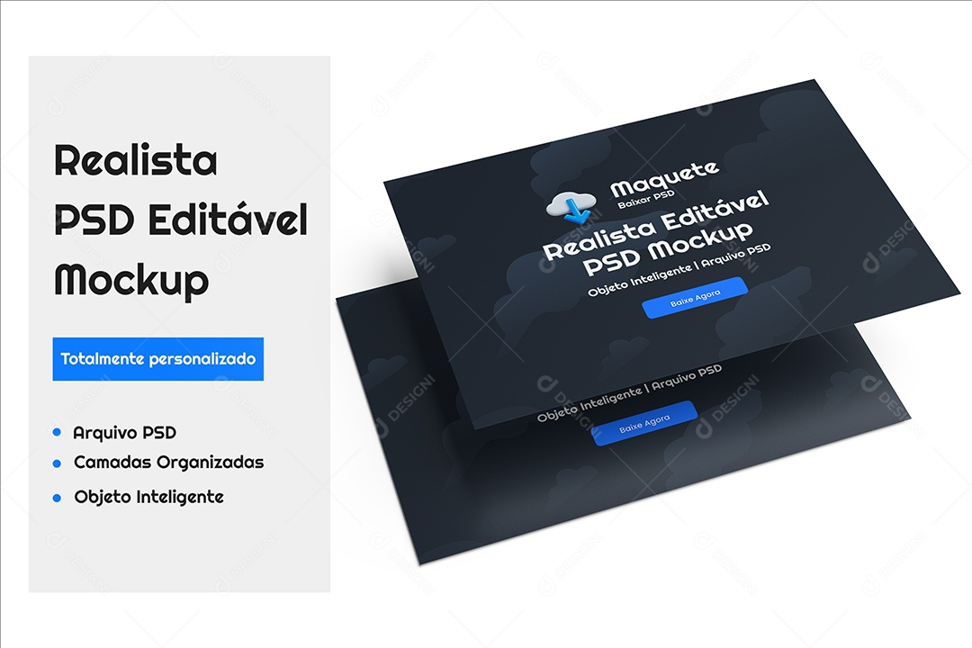 Mockup Papel Timbrado e Identidade Visual na Prancheta PSD Editável