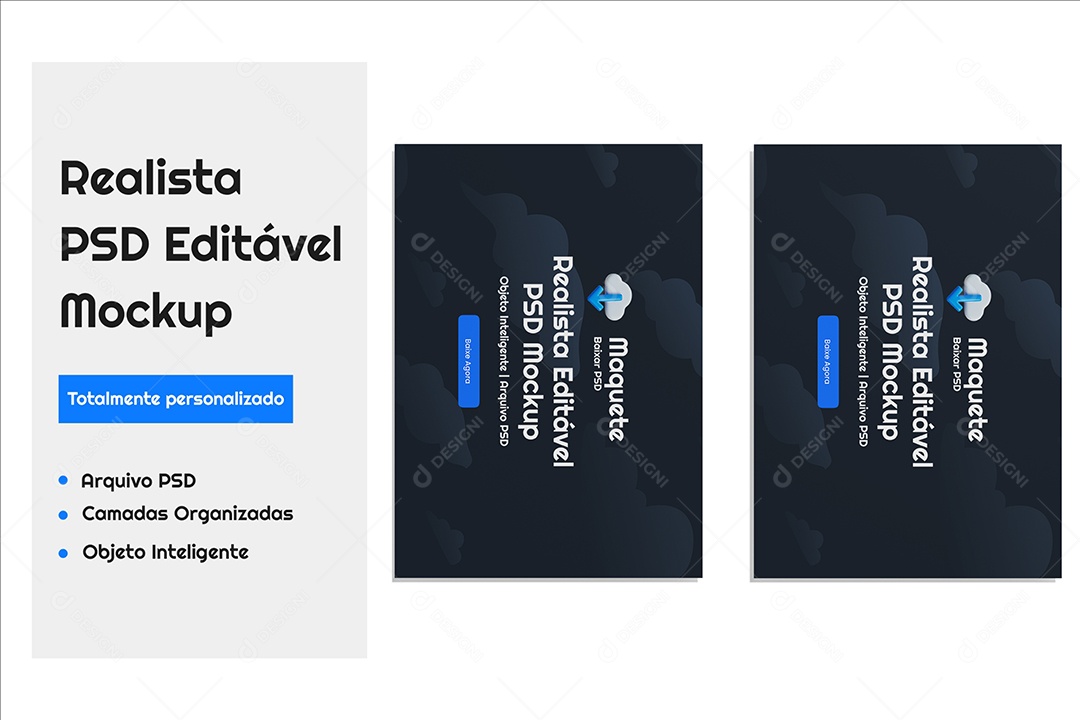 Mockup Papel Timbrado e Identidade Visual na Prancheta PSD Editável