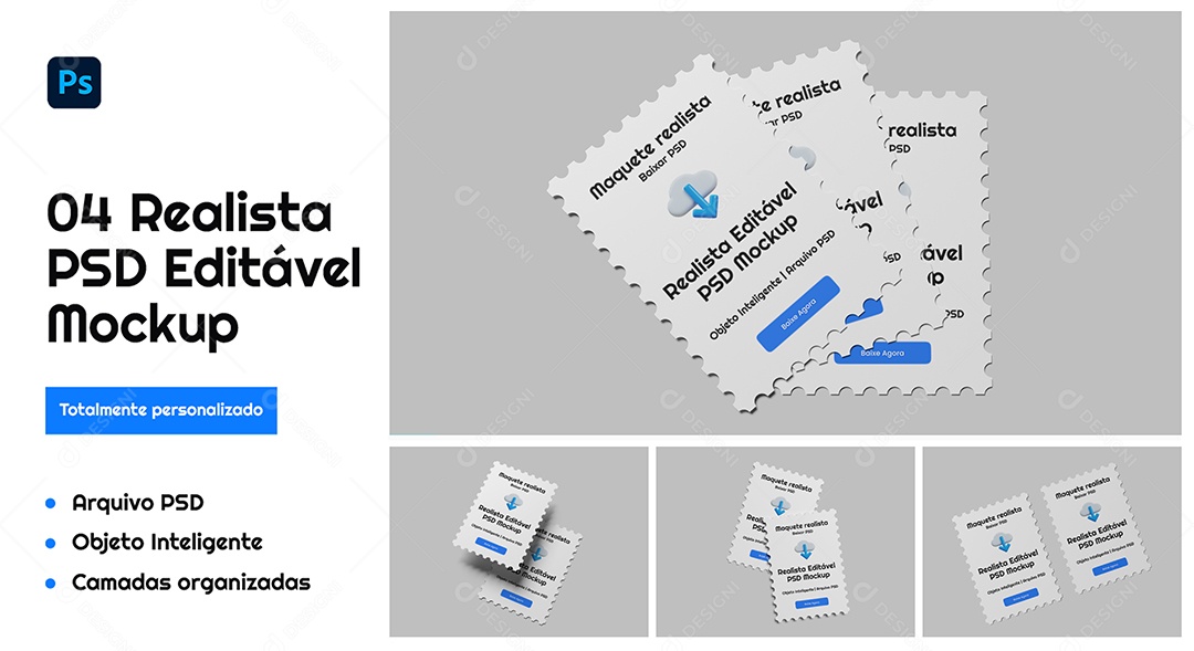 Mockup De Curriculo PSD Editável