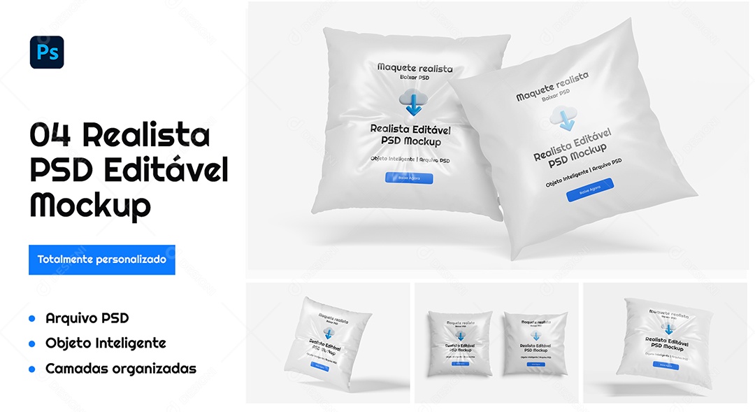 Mockup De Embalagem PSD Editável
