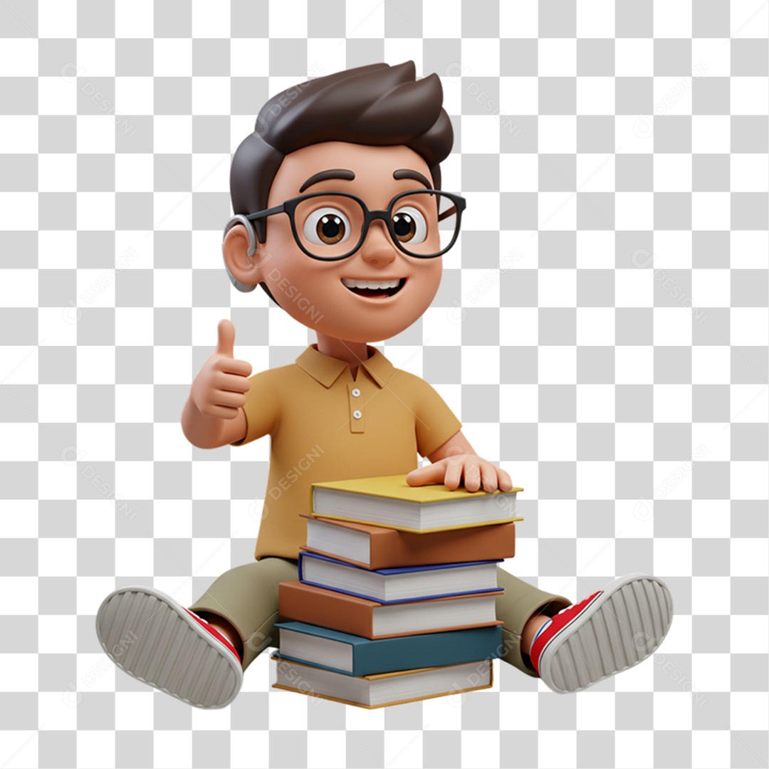 Personagem Criança com Deficiências Doenças PNG Transparente