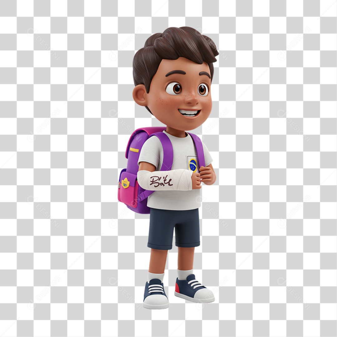 Personagem Criança com Deficiências Doenças PNG Transparente