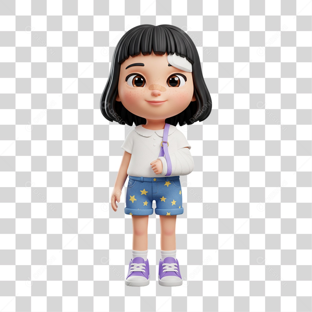 Personagem Criança com Deficiências Doenças PNG Transparente