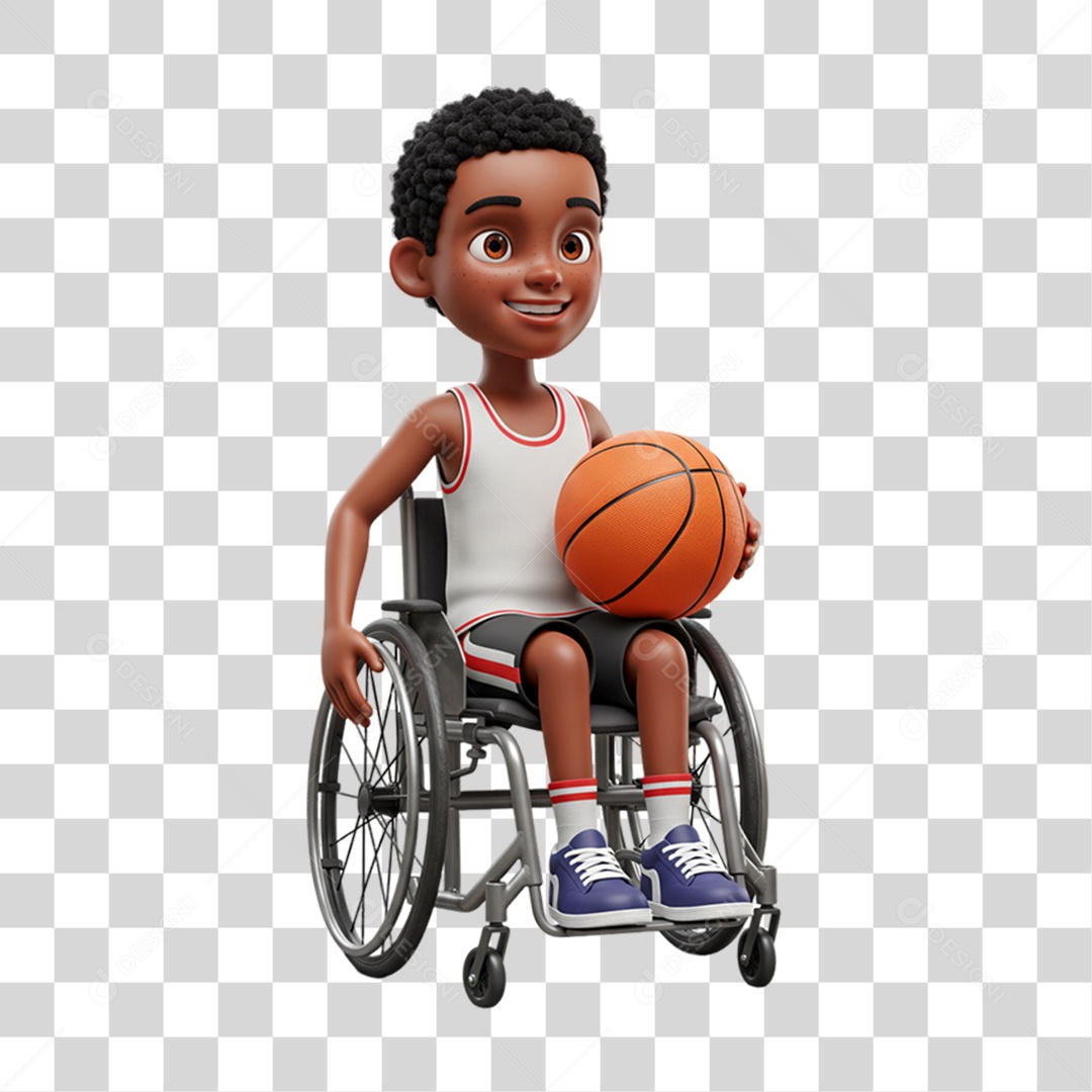 Personagem Criança com Deficiências Doenças PNG Transparente