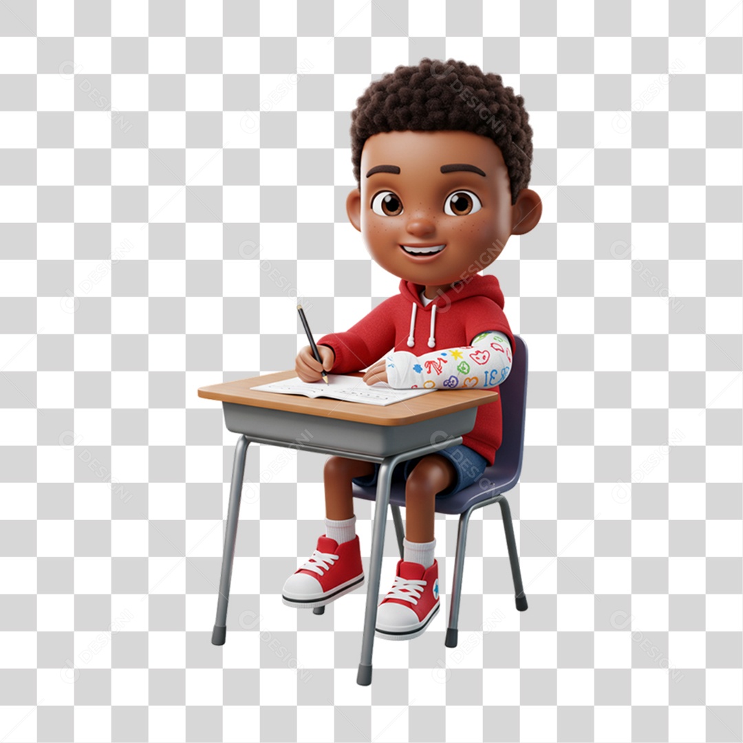 Personagem Criança com Deficiências Doenças PNG Transparente