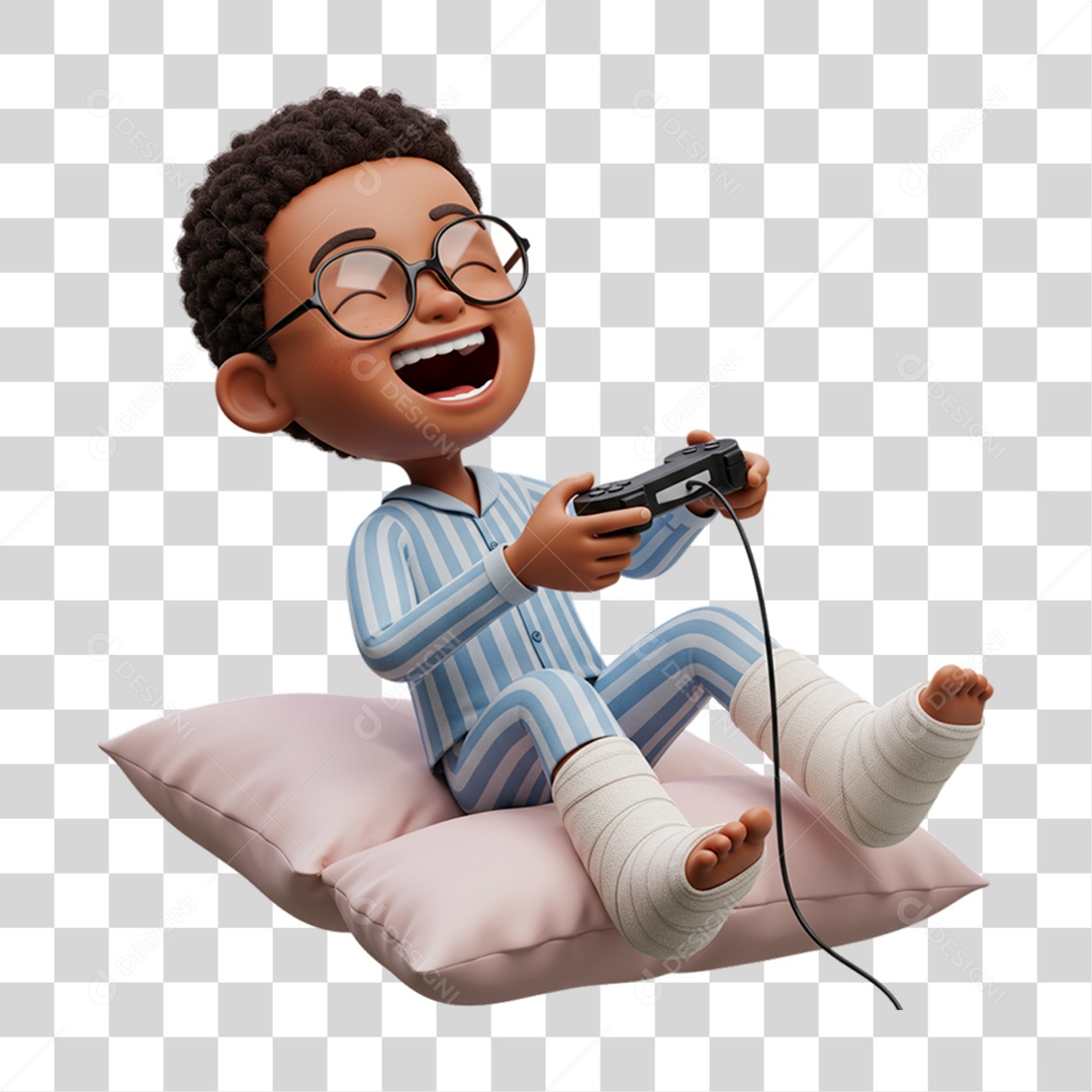 Personagem Criança com Deficiências Doenças PNG Transparente