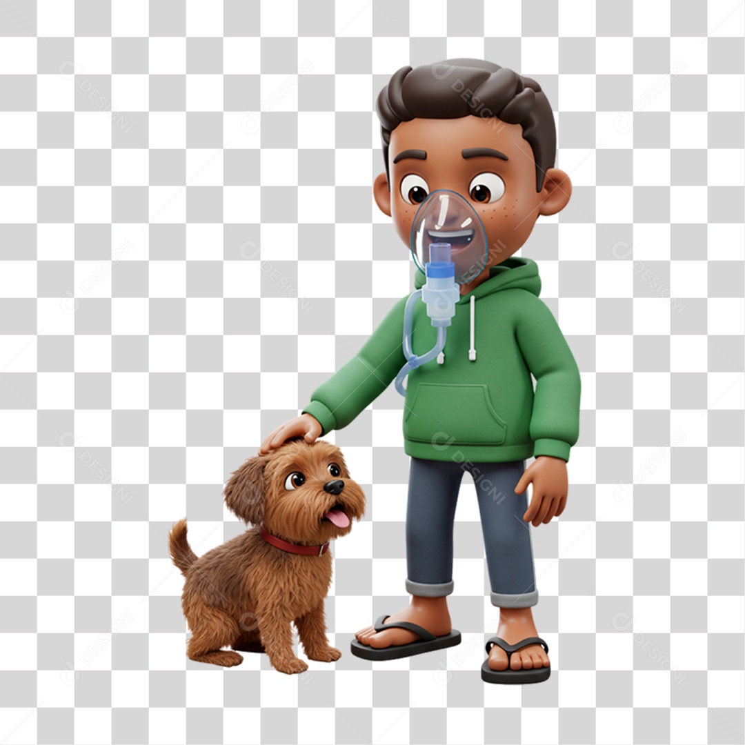 Personagem Criança com Deficiências Doenças PNG Transparente