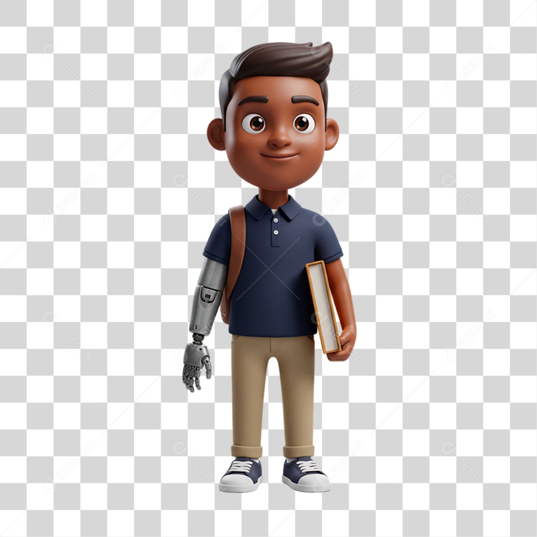 Personagem Criança com Deficiências Doenças PNG Transparente