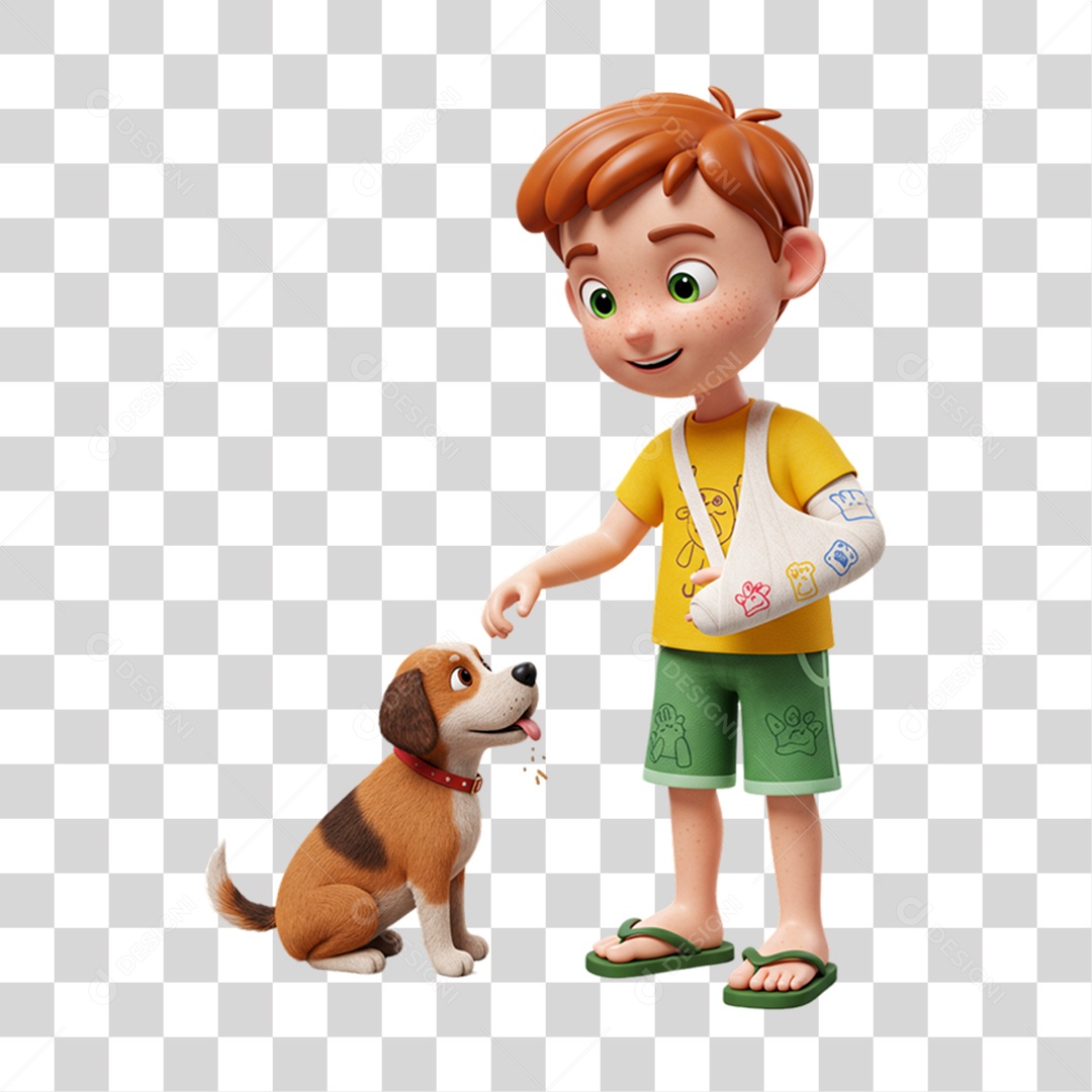 Personagem Criança com Deficiências Doenças PNG Transparente